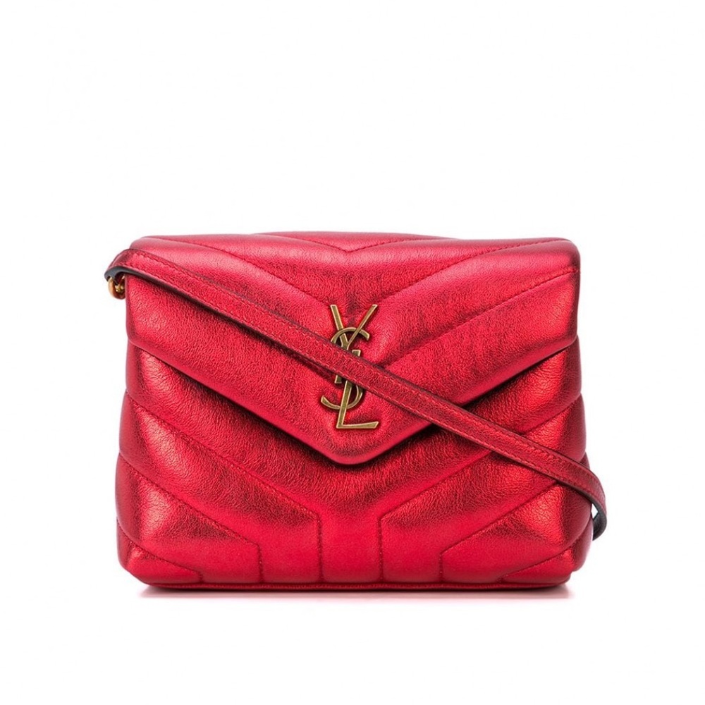 Saint Laurent Loulou Toy Matelasse Crossbody Bag